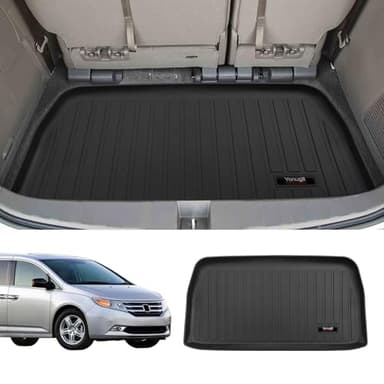 Custom Car Cargo Mats Trunk Liner All Weather TPE Protection Mat Accessories (for 2011-2017 Honda Odyssey) - Image 2