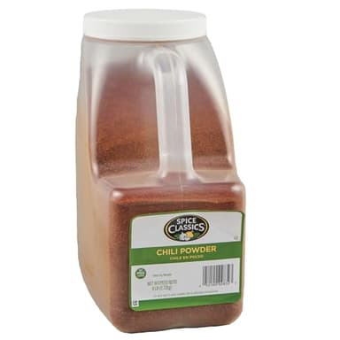 Spice Classics Chili Powder, 6 lb - One 6 Pound Container of Bulk Chili Powder, Perfect for Chili, Enchiladas, Stuffed Peppers and Taco Recipes - Image 1