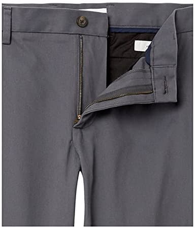 Amazon Essentials Men's Classic-Fit Wrinkle-Resistant Flat-Front Chino Pant (Available in Big & Tall), Charcoal, 46W x 32L - Image 9