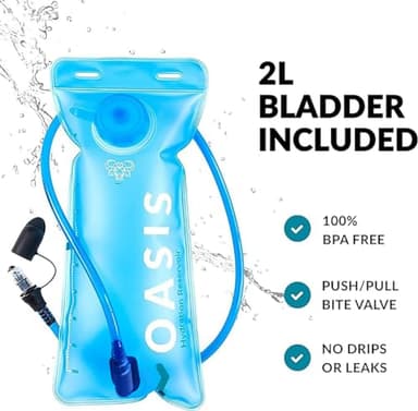 Road Runner Hydration Backpack – Lightweight Water Backpack with 2L Bladder - 12L Hydration Pack for Running, Hiking, Cycling & Outdoor Adventures - Image 4