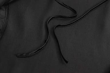 ExpressBuyNow Women's Short kimono Robe Satin robe for wedding, Black, Large - Image 4