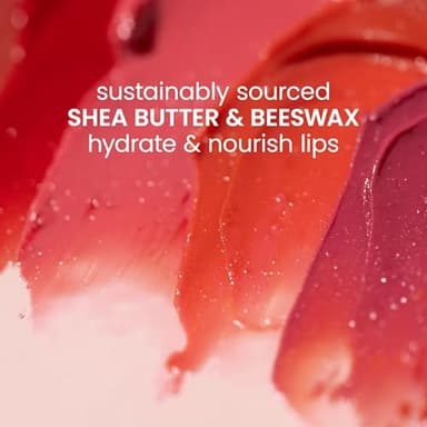 Burt's Bees Lip Tint Balm with Long Lasting 2 in 1 Duo Tinted Balm Formula, Color Infused with Deeply Hydrating Shea Butter for a Natural Looking Buildable Finish, Fiery Red Dahlia (2-Pack) - Image 6