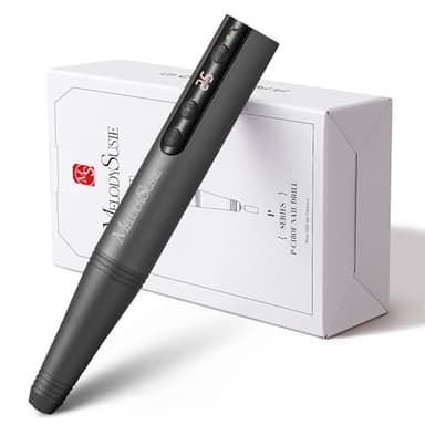 MelodySusie Cordless Electric Nail Drill Machine 11 in 1 Kit,PC180F 25000RPM Portable Rechargeable Nail Efile Set for Acrylic Gel Dip Powder Nails, 25 Speeds Manicure Pedicure Polishing Shape Tools - Image 1