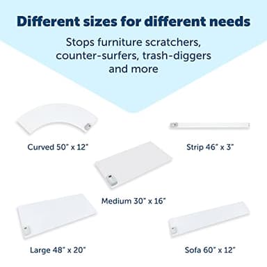 PetSafe ScatMat Indoor Pet Training Mats - Helps Prevent Furniture Climbing - Adjustable Correction Mat - Touch-Activated Design - LCD Pet Mat Controller - Battery Operated - Medium, 30" x 16" - Image 5