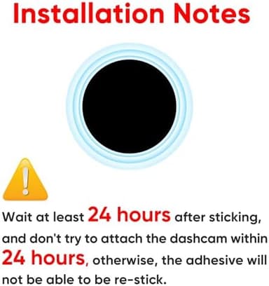 2 PCS Low Profile Adhesive Mount for Garmin Dashcam,for Garmin Dash Cam Mount for Dash Cam Mini 2 Mini 3/45/46/47/55/56/57/65W/66W/67W/X110/X210/X310/Tandem/Speak/Speak Plus - Image 3