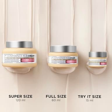 IT Cosmetics Confidence in a Cream Jumbo - Hydrating & Anti Aging Face Moisturizer, Visibly Reduces Fine Lines & Wrinkles, Up to 48H Hydration, Repairs Skin Barrier, Squalane & Ceramides - 4 fl oz - Image 7