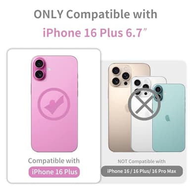 JJGoo Compatible with iPhone 16 Plus Case Clear Glitter, Sparkle Soft TPU Transparent Shockproof Women Girls Slim Bling Sparkly Bumper Cover Phone Case for iPhone 16 Plus 6.7-Inch - Image 2