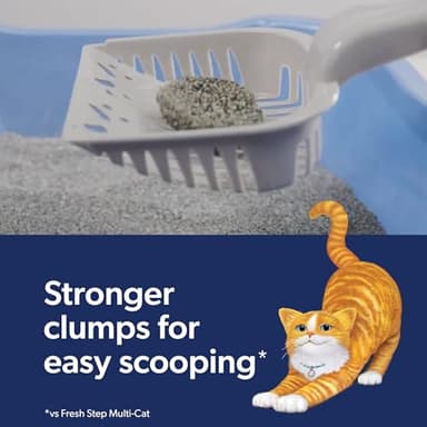 Fresh Step Outstretch Advanced Long Lasting Clumping Litter Simply Unscented, Activated Charcoal Litter Lasts 50% Longer, 32 lbs. (2 x 16 lb. Box) - Image 11