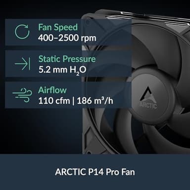 ARCTIC Liquid Freezer III Pro 420 - AIO CPU Cooler, 3 x 140 mm Water Cooling, 38 mm Radiator, PWM Pump, VRM Fan, AMD AM5/AM4, Intel LGA1851/1770 Contact Frame - Black - Image 3