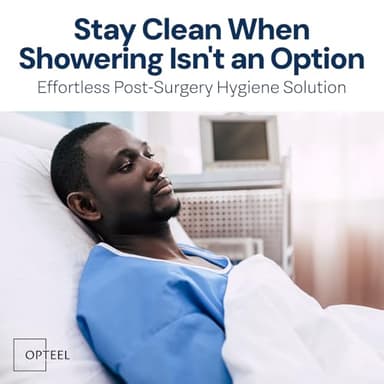 OPTEEL Adult Wipes For Elderly - 8"x13" Extra Large & Soft Wet Wipes for Adults Bathing No-Rinse - Incontinence Disposable Washcloths, Vitamin E & Aloe Infused for Men & Women 720ct (12 Packs of 60) - Image 7