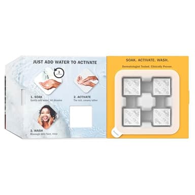 Olay Face Wash, Vitamin C Cleansing Melts, Daily Use Gentle Cleanser, For All Skin Types, Travel Size, Soft Citrus Scent, Water-Activated to Clean, Tone, and Refresh, 64ct (2 Pack x 32ct) - Image 10