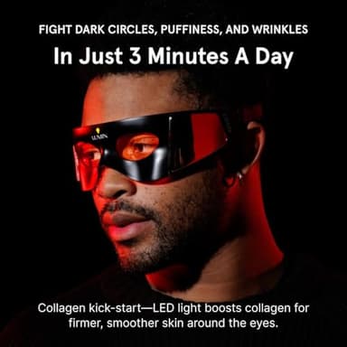 Luminator LED Eye Mask for Men and Women Skincare - Anti-Aging, Boost Collagen, Reduce Dark Circles & Wrinkles, Red Light Therapy for Under-Eye Treatment & Rejuvenation - Only 3 Minutes a Day - Image 4