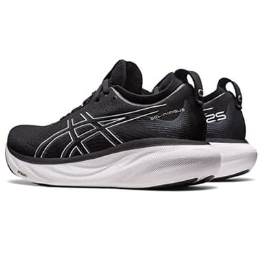 ASICS Women's Gel-Nimbus 25 Running Shoes, 12.5, Black/Pure Silver - Image 3