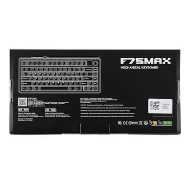 EPOMAKER X Aula F75 MAX Wireless Mechanical Keyboard with TFT Screen and Knob, Gasket Gaming Keyboard in 75% Layout, Hot Swappable, RGB Backlight, for PC/Mac/Linux (Blue&White&Purple) - Image 9