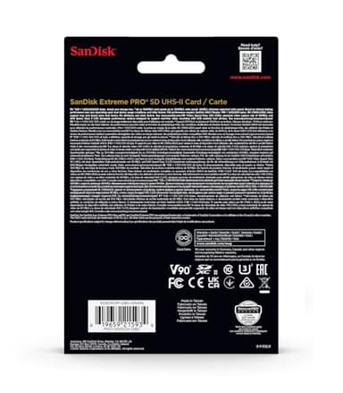 SanDisk 128GB Extreme PRO SDXC UHS-II Memory Card - Up to 300MB/s Read and Write speeds, V90, 8K, 4K UHD, SD Card - SDSDXDM-128G-GN4IN - Image 6