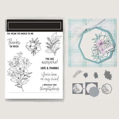 2025 Stamps and Dies for Card Making,2024-2025 Stamps and Dies Sets for DIY Various Festivals Album Scrapbooking Birthdays Greeting Card (M0854) - Image 3
