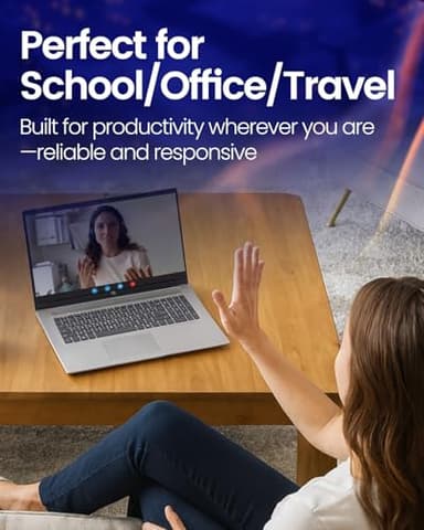 HP 17-inch Touchscreen AI Laptop - Intel Ultra 7 255U · 12 NPU Tops · Next-Gen Business Optimized Copilot · HD+ Display · Backlit KB · Privacy Camera · Win 11 Pro · w/Accessory (64GB DDR5 | 2TB SSD) - Image 8