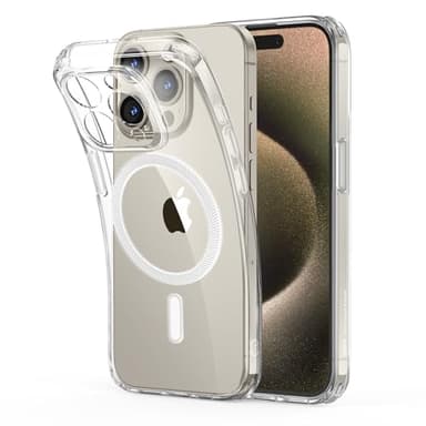 ESR for iPhone 15 Pro Max Case, Compatible with MagSafe, Military-Grade Protection, Resists Yellowing and Scratches, Magnetic Phone Case for iPhone 15 Pro Max, Zero Series, Clear - Image 1
