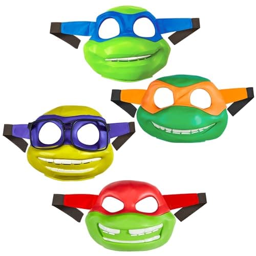 Teenage Mutant Ninja Turtles: Mutant Mayhem Turtle Mask 4-Pack by Playmates Toys - Image 1