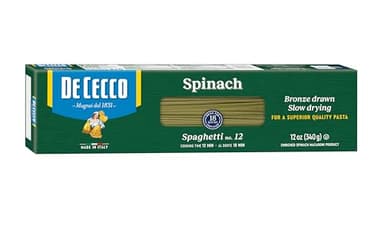 De Cecco Spinach Pasta, Spaghetti No.12 12 Ounce - Image 1