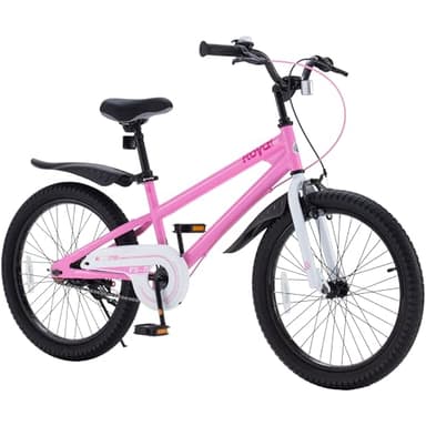 Royalbaby Freestyle 7 Kids Bike 20 Inch Wheel Teens Bicycle Girls Ages 6-10 Years, Kickstand and Water Bottle Included, Pink - Image 1