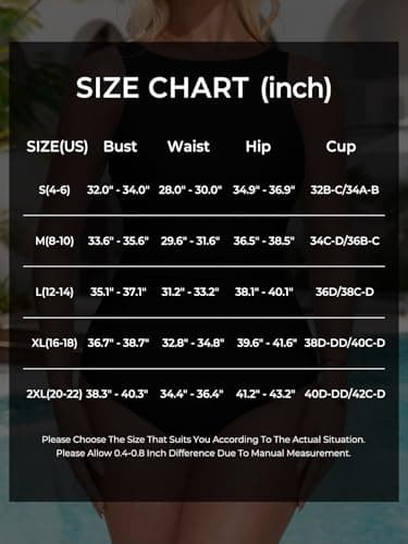 SUUKSESS Women Sexy One Piece Tummy Control Swimsuit Ruched High Neck Slimming Swimwear 2025 Low Back Bathing Suit(Black,X-Large) - Image 6