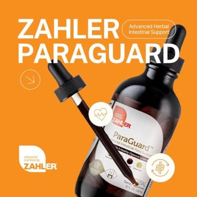 Zahler - ParaGuard Liquid Drops - Gut Health Supplement - Formula has Wormwood, Garlic Bulb, Pumpkin Seed, Clove & More - Natural Support for Humans - Certified Kosher (4 Oz) (4 oz., Drop) - Image 8