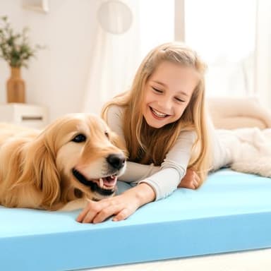 Subrtex Mattress Topper, Memory Foam Mattress Topper, Gel-Infused Memory Foam Topper for Side Stomach Sleepers, Breathable Bed Toppers (4 Inch, King) - Image 4