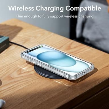 ESR Clear Case for iPhone 15 Plus Case, Shockproof Thin Cover, Yellowing-Resistant Slim Transparent TPU Phone Case, Zero Series, Clear - Image 7