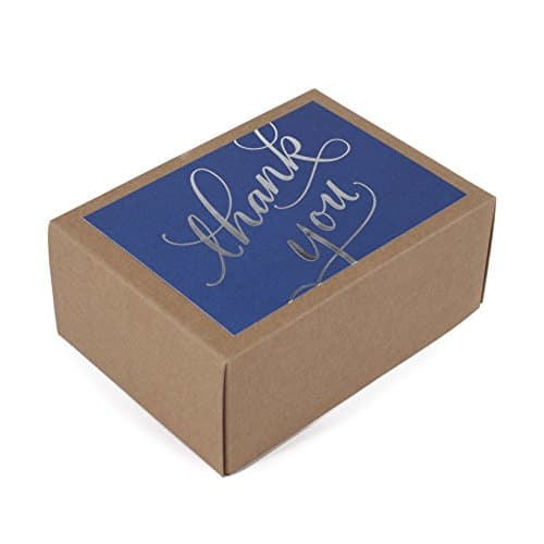 Hallmark Thank You Notes (Silver Foil Script, 40 Cards and Envelopes) - Image 1