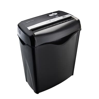Amazon Basics 6 Sheet Cross Cut Paper and Credit Card Home Office Shredder with 3.8 Gallon Bin, Black - Image 7