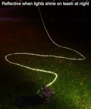 Boswany Long Leash for Small Dogs, 8ft 12ft 20ft 30ft 50ft 65ft 75ft 100ft Reflective Rope Training Lead Removable Padded Handle, Double Ended Dog Tether for Puppies Outside Playing Camping Backyard - Image 6