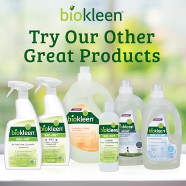 Biokleen Bac-Out Enzyme Stain & Odor Remover - 128 Ounces - Destroys Stains & Odors Safely, for Pet Stains, Laundry, Diapers, Wine, Carpets, & More, Eco-Friendly, Non-Toxic - Image 9