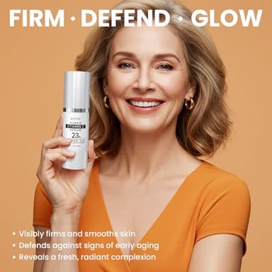 Korean Vitamin C Face Serum: 23% Pure Vitamin C + Hyaluronic Acid, Vitamin E & Ferulic Acid – Anti-Aging Serum for Wrinkles, Dark Spots & Mature Skin – 1 fl oz – Korean Skincare for Radiant Glow - Image 2