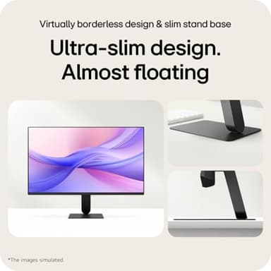 LG 24U411A-B 24-inch Full HD (1920 x 1080) IPS Computer Monitor, 120Hz, HDR10, Reader Mode, Flicker Safe, HDMI, Slim Stand Base, Black - Image 3