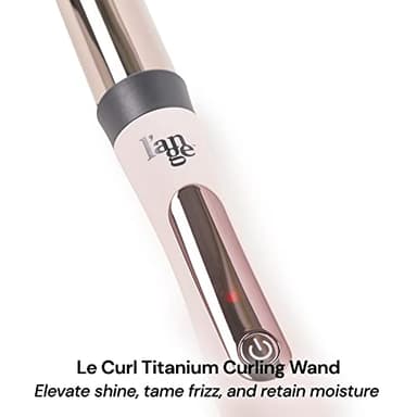 L'ANGE Hair Le Curl 32 MM Titanium Curling Wand | Professional 1.25 Inch Curling Iron for All Hair Types | Clip Free Hair Curler | Best Curling Wand for Tighter Curls & Beach Waves - Image 4