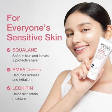Physiogel Redness Reducing Cream – Ceramide Moisturizer for Dry, Sensitive & Redness-Prone Skin, Repairs Skin Barrier, Dermatologist-Tested, Fragrance-Free, Korean Skincare, 3.4 fl oz - Image 4