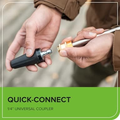 Greenworks 2100 PSI (SGS Certified) 1.2 GPM 13Amp Compact Electric Pressure Washer Telescoping Handle Power Washer for Cars, Driveways, Patios, Patio Furniture & Around Pools - Image 11