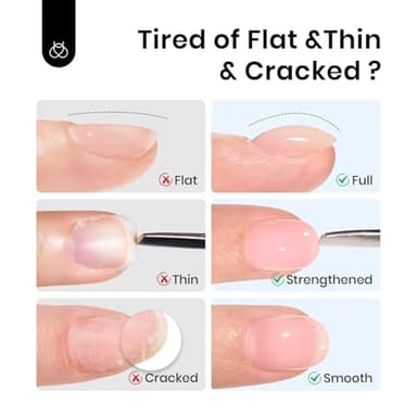 Beetles Builder Gel HEMA-Free, 7 in 1 Jelly Pink Builder Nail Gel for Nail Strengthener Building Extension in A Bottle Thickening & Repair Friendly for Beginner Women - Image 3