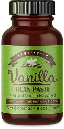 Vanilla Bean Paste for Baking and Cooking - Gourmet Madagascar Bourbon Blend made with Real Vanilla Seeds - 4 Ounces - Image 1