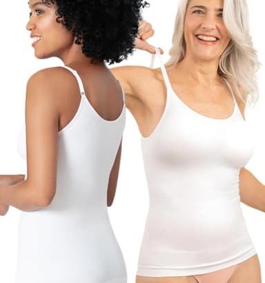 SHAPERMINT Womens Tops - Scoop Neck Cami Body Shaper for Women, Shapewear Tummy Control, Camisole Tank Tops for Women - Image 1