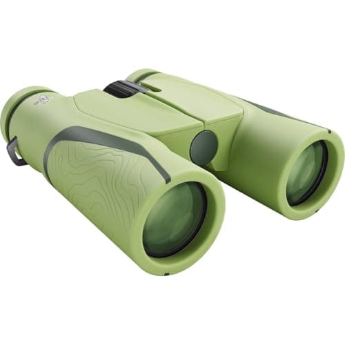 Swarovski Optik My Junior 7x28 Binoculars, Wide Angle View for Wildlife and Nature Observation, Carry Bag and Nature Notes Notebook Included | Jungle Green (38000) - Image 1