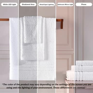 Hawmam Linen White Hand Towels for Bathroom, Set of 4, 16x29 Inch, Premium Turkish Cotton, Highly Absorbent Hotel Collection, Blissful Luxury Spa Feel, White Towels - Image 5
