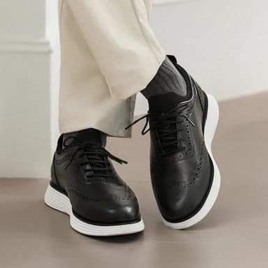 Bruno Marc Men's MaxFlex Dress Sneakers Oxfords Casual Wingtip Brogue Shoes,Size 10,Black,SBOX2326M - Image 11