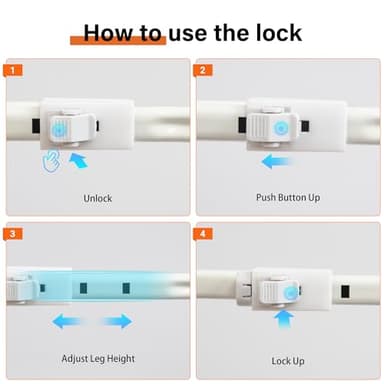 DECOSIS Laptop Bed Desk Height Adjustable, Bed Laptop Table with USB/Storage Drawer/Cup Holder/Tablet Stand/Book Shelf, Foldable Breakfast Tray Portable for Reading Writing, Bed, Sofa & Floor, Wood - Image 3