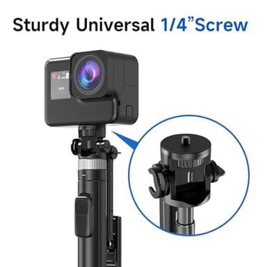 ZZR SEVEN Tripod for iPhone, Selfie Stick for iPhone with Remote, Phone Stand Tripod for Recording, Compatible with All Cell Phone and Camera, X60 (72") - Image 3