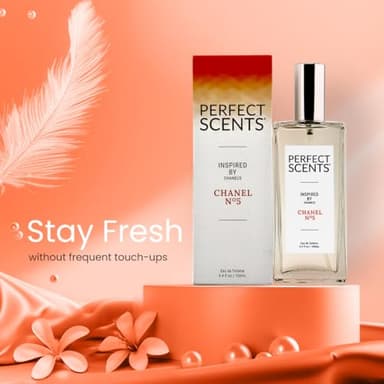 Perfect Scents Fragrances, Inspired by Chanel’s No. 5, Women’s Eau de Toilette, CLEAN, Vegan, Paraben-Free, Phthalate-Free, Never Tested on Animals, 3.4 Fluid Ounces - Image 7