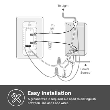 Kasa Smart Light Switch HS200P3, Single Pole, Needs Neutral Wire, 2.4GHz Wi-Fi Light Switch Works with Alexa and Google Home, UL Certified, No Hub Required, 3-Pack , White - Image 7