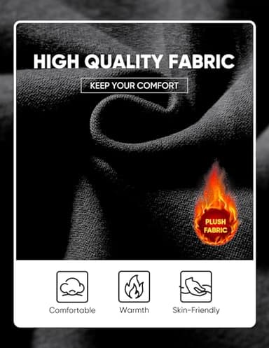 JMIERR Fall Sweatshirts for Mens Comfy Simple Plain Drawstring Hoodies Collar Fleece Long Sleeve with Pockets Hooded Pullovers Casual Loose Fit Shirts Cotton Sweater, US43(L), Carbon Grey - Image 5