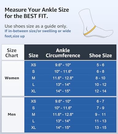 WHCOOL Slim-Fit Ankle Brace for Sprained Ankle, Quick Lace Up Ankle Support for Women Men With 2 Auto-Shaped Pads, Air Fabric Cool Ankle Stabilizer for Injury Recover, Running,Sports, M(12”-13”) - Image 5